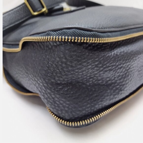 Fossil Preston Pebbled Leather Foldover Expandable Satchel Crossbody Bag (NWOT) - Picture 10 of 15